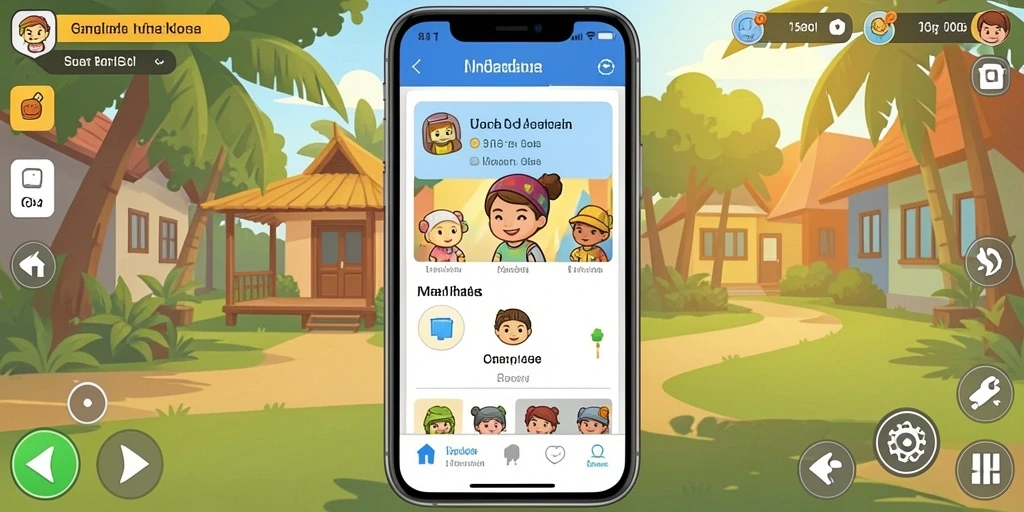 Tampilan permainan slot yang berwarna-warni dan menarik.