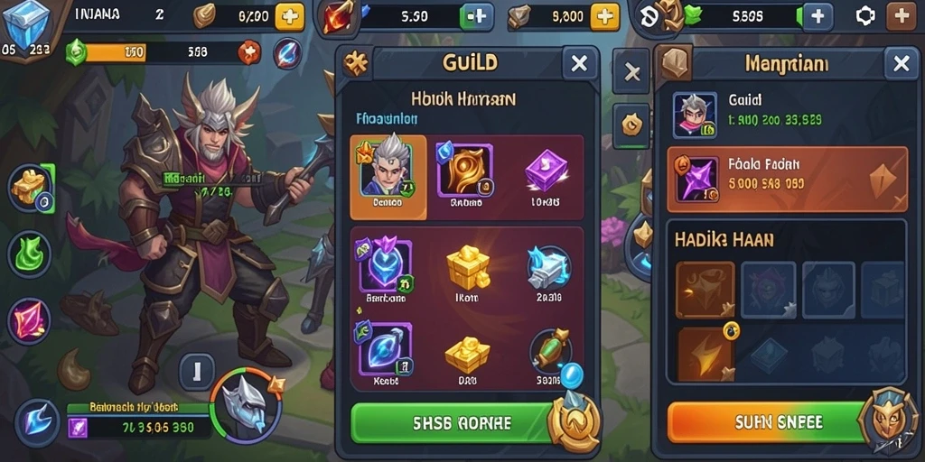 Screenshot menunjukkan karakter utama dalam aksi yang mengesankan.