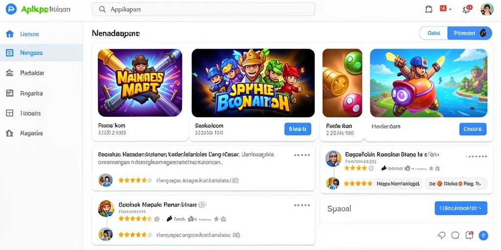 Tampilan awal yang memukau dan penuh warna.
