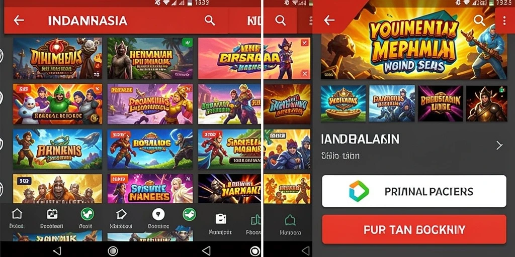 Tampilan utama yang menawan dan mudah dinavigasi.