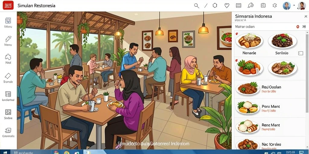 Screenshot ini menunjukkan karakter utama dalam aksi di lautan dalam.