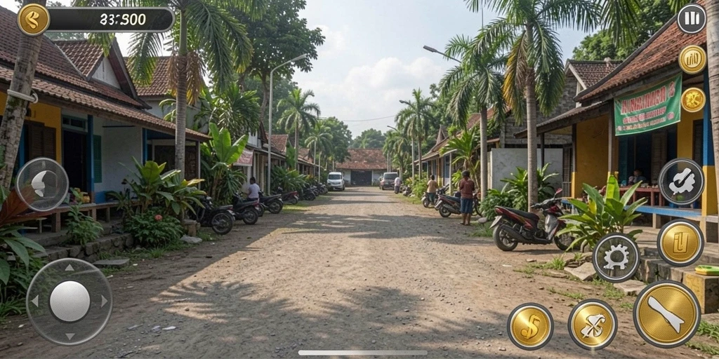 Tampilan grafis yang menawan dan detail yang menarik.