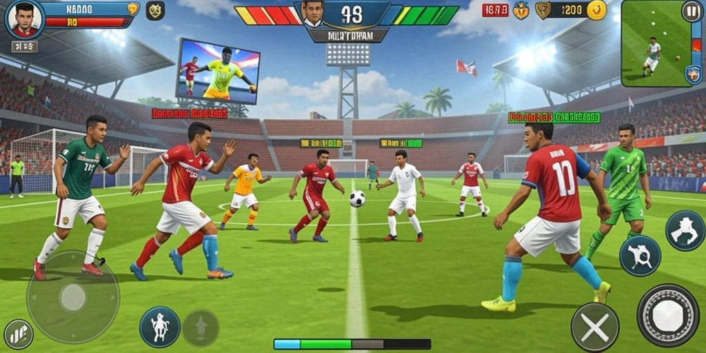 Tangkapan layar menunjukkan gameplay yang seru.