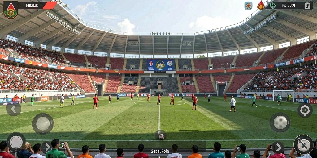 Tampilan menarik dengan warna-warna cerah.